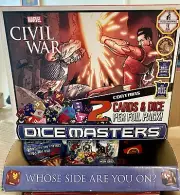 Marvel Dice Masters: Civil War 90ct Booster Counter-top Display New Full Box AUG