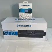 Sirius XM SD2 SXSD2 Portable Speaker Dock Plus Onyx Ez XEZ1V1 New In Box
