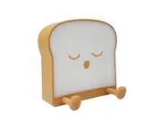 Snooze Toast Night Light Cute Bread LED Night lamp Portable Bedroom Bedside Sleep Lights Decoration Gifts Toast Lamp