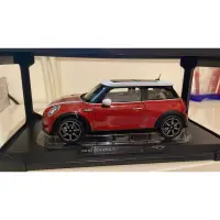 在飛比找蝦皮購物優惠-原廠MINI cooper s模型車 1：18