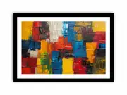 Bed Table Bath Art Framed print