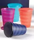 Tupperware Aloha Tumblers with Lids- 330ml Picnic Kids Camping Party NEW