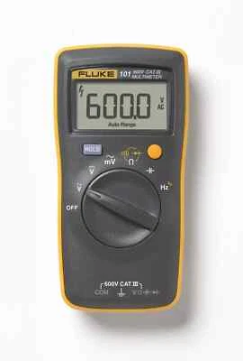 Fluke 101+ Digital Multimeter AC/DC Range 600V Accuracy 0.5% / i400E Clamp Kit