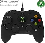 Hyperkin DuchesS Wired Controller - Black - Officially licensed S Controller replica for use with Xbox Series X|S, Xbox One, Windows 10|11, PC, Video Game Controller with Hall Effect Sticks, 3.5MM,
