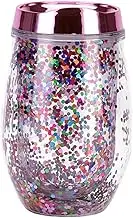 Big Belly Cups, Water Bottle Glitter | Eggshell Teacup Glitter | Creative Double Layer Sequin Cups, 350ml/10oz Eggshell Large Belly Cups, For Home Outdoor Use, Drink Coffee Wine
