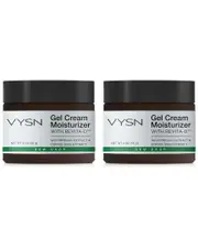 VYSN Unisex 2oz Gel Cream Moisturizer with ReVita-D - Watermelon Extract & Coffee Seed Extract - 2 Pack