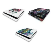 OFFICIAL RIZA PEKER ART MIX VINYL STICKER SKIN DECAL FOR SONY PS4 SLIM CONSOLE