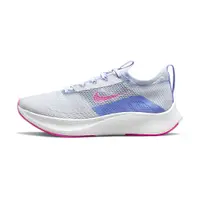 在飛比找PChome24h購物優惠-Nike Zoom Fly 4 女 白紫 輕量 緩震 透氣 