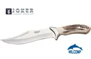 JOKER CC01 ANTÍLOPE HUNTING KNIFE FULL TANG STAINLESS STEEL BLADE STAG HORN 33cm