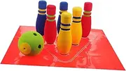 INOOMP Easy to Grip Bowling Toys Mini Bowling Game for Boys Girls Boys and Girls Game Family Bonding Toys