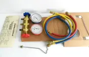 Imperial Eastman Manifold HVAC Gauge Set 2-brass 6X639 in Box Air Conditioning