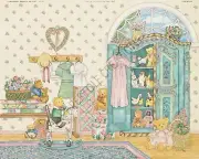 Paper tole Kit-SB4-Arthur Kaplan-RDM-L4706 Toys in the Closet