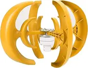 Wind Turbine 4- Vertical Axes Generator 400W Electricity Producer Equipment for Charging Boats Huts (24V)