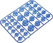 Alipis 1 Set Decorative Screw Caps Will Motorcycle Racing Modification Bolts Bolt Toppers Caps Racing Motorbike Engine Nut Cover Universal Motorcycle Modification Topper Abs Blue
