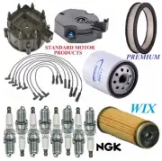 Tune Up Kit Filters Cap Wire Spark Plugs For PONTIAC GRAND LEMANS V8 4.3L 1981