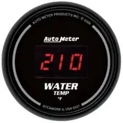 Autometer Sport-Comp Digital Water Temperature Gauge Electric - 0 - 340 F, 2 1/16 Inch, AU6337