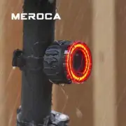 Bicycle Rear Light USB Charging High Visibility Flashing With Brake Sensor