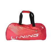 Li-Ning ABDN146 - 1 Polyester 6 in 1 Thermal Badminton Racquet bag (Red , Large) | Unisex - Men, Boys, Girls, Women