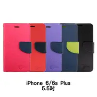 在飛比找蝦皮購物優惠-CHENG TAI 經典款雙色磁扣側掀皮套 iPhone 6