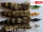 Faux Fur Fox Tail Glass Beads Butt Plug Anal Plug Role Play Women Men Sex Toy