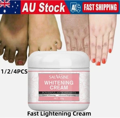 Fast Lightening Dark Skin Whitening Bleaching Cream Face Body Sensitive Areas