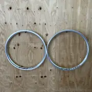 TNT M80 BMX Rims Silver 24” 36h Pair Cruiser