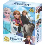 500pc Prime Disney Frozen 3D Jigsaw Puzzle Kids/Children Game 61x46cm 6y+