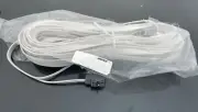New Bose 2x 50ft L/R Rear Speaker Wires RCA To RCA Acoustimass White In Color