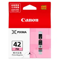 在飛比找momo購物網優惠-【Canon】CLI-42PM 原廠相片紅墨水匣