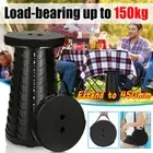 Pop Up Outdoor Portable Folding Stool Retractable Travel Seat Camping Chair AU