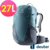 送手機袋/Deuter FUTURA透氣網架背包/健行包/27L(3400321霧藍)登山屋