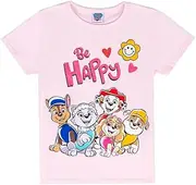[PAW PATROL] Chase, Everst, Marshall, Skye and Rubble T-Shirt 82240 Pink Size 116 Years, Pink, 116 cm