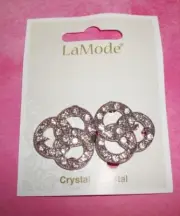 LaMode Crystal Slide - Scarf Ring - Slide Buckle Brand New LOT#07
