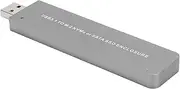 Hard Disk Box, Aluminum Alloy M.2 NVME SSD Enclosure Adapter, USB3.1 to M.2 NVME/ SSD External Enclosure Network Adapter