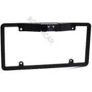 LED License Plate Frame Mount Backup Reverse Parking Sensor With Camera Kit (for: Isuzu)