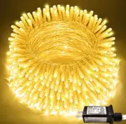 JMEXSUSS 66Ft 200 LED White Christmas String Lights Indoor, Christmas Lights Out