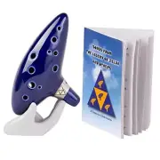 Zelda Ocarina 12 Hole Alto C with Song Book (Songs From the Legend of Blue