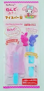 Sanrio My Melody Clay Time Ice Cream Bar Mold Play Do Cute Cartoon Decorate Play