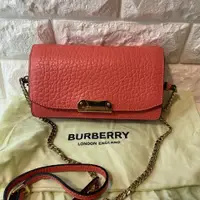 在飛比找PopChill優惠-[二手] Burberry LEATHER CROSSBOD