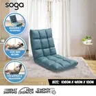 SOGA Green Lounge Floor Recliner Sofa Bed Foldable Backrest Seat