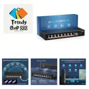 8 Port 2.5G Unmanaged Desktop Ethernet Switch with 10G SFP, 8 x 2.5G Base-T P...