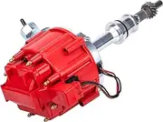 HEI Distributor 65k Coil for 7500 RPM Compatible with Small Block Ford 351W SBF Windsor 351W 5.8L V8, One-Wire Installation