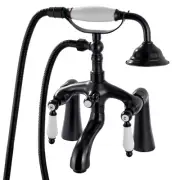 Aolemi Clawfoot Tub Faucet with Handheld Spray and Bathtub Spout Double Lever...