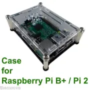 Case Box For Raspberry Pi 2 / Pi B+ Premium Clear Acrylic Case / Box / Enclosure