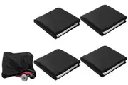 4Pcs Mobility Scooter Storage Rain Cover Electric Walker Car Cover Dustproof Rainproof
