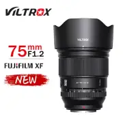Viltrox 75mm F1.2 XF Auto Focus Lens for Fujifilm Fuji X mount Mirrorless Camera