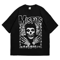 在飛比找蝦皮購物優惠-金屬樂隊 CULTURA Misfits TSHIRT 男士