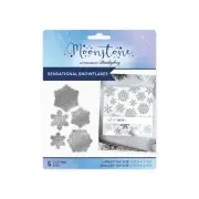 Hunkydory Sensational Snowflakes Moonstone Die 5pc : Christmas Essentials Colle
