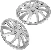 Anneome 2Pcs Decorative Hub Caps for Cars Wheel Hub Covers Durable Protection from Scratches and Damage Stylish Design for Vehicle Wheels Easy to Install Hubcaps