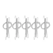 5x Plant Climbing Hooks Tomato Support O Hooks Clips String Rope Trellis 32.8ft